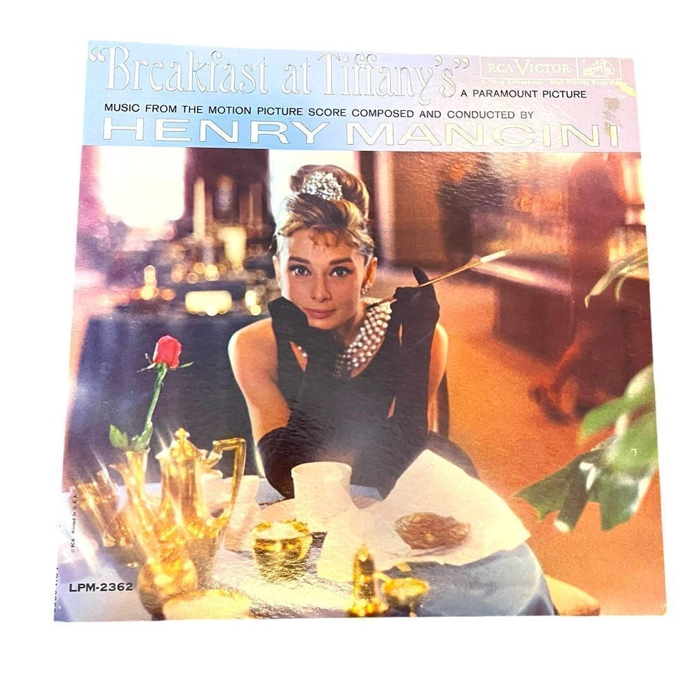 RARE BREAKFAST AT TIFFANYS SOUNDTRACK LP 12” VINYL‎ RECORD HENRY MANCINI RCA